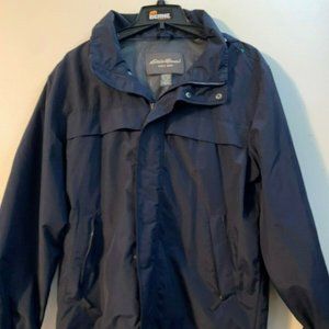 Eddie Bauer Blue Removable Hoodie Jacket Coat Sm